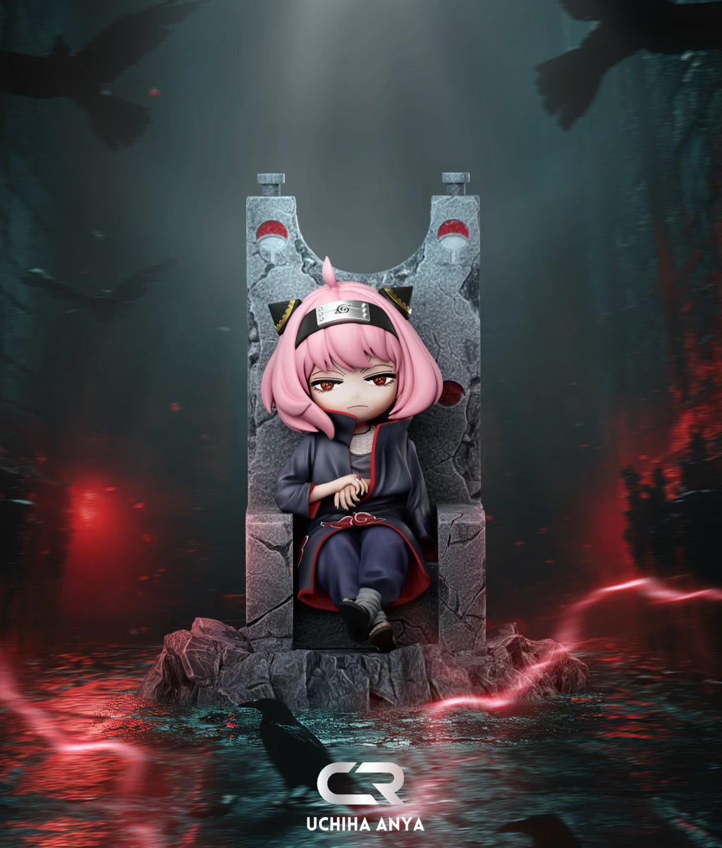 Spy x Family CR Studio Anya Cosplay Uchiha Itachi Resin Statue