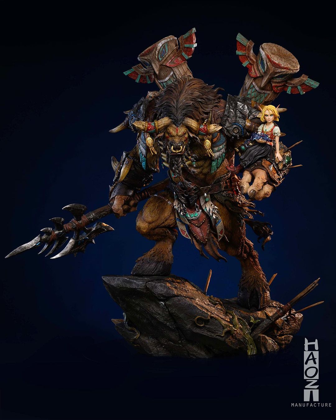 World of Warcraft Haozi Studio Cairne Bloodhoof – ClubHouse Statues