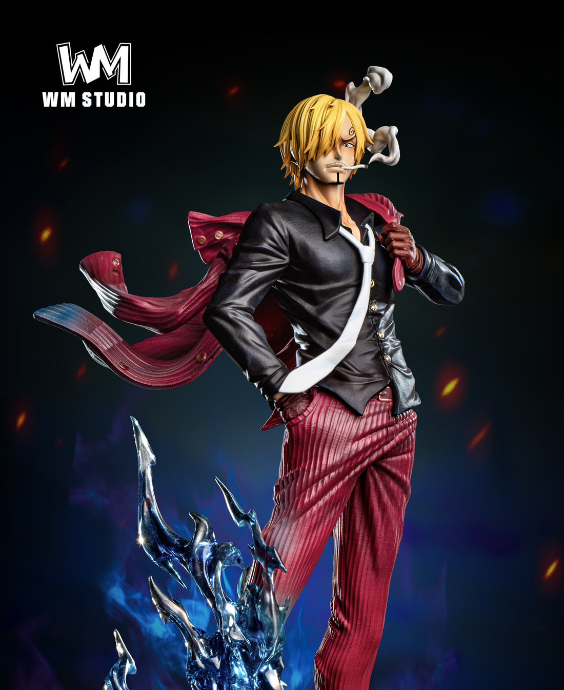 One Piece WM Studio Sanji Diable Jambe Resin Statue