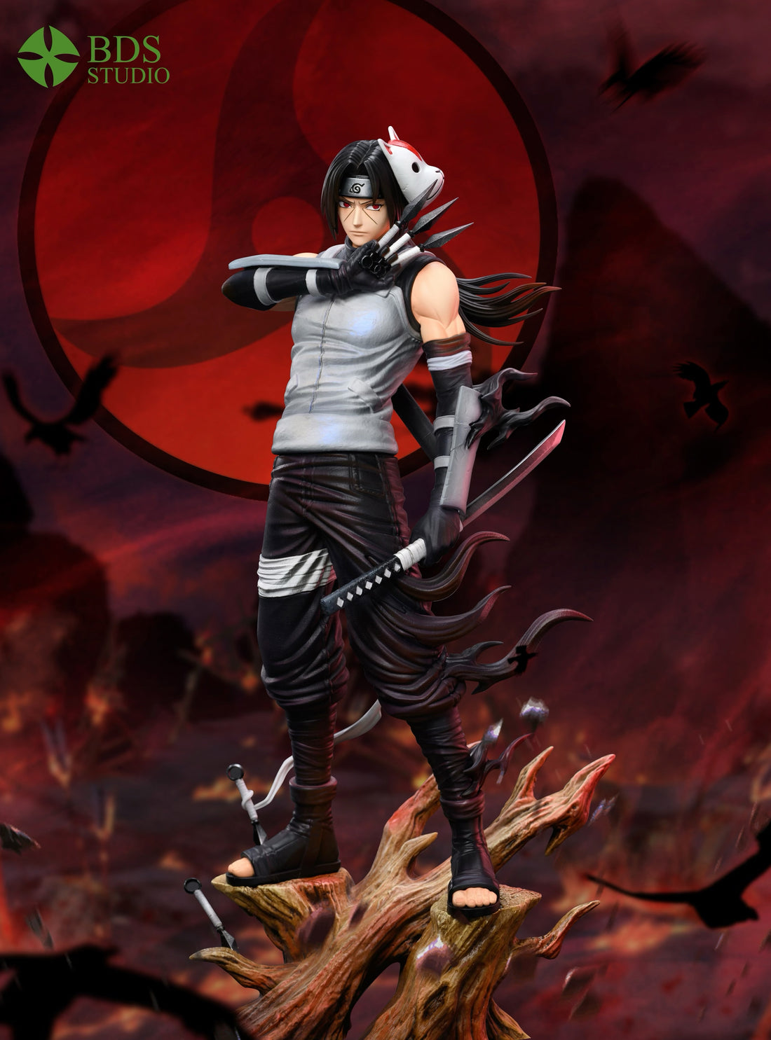 Naruto BDS Studio Anbu Itachi Uchiha Resin Statue