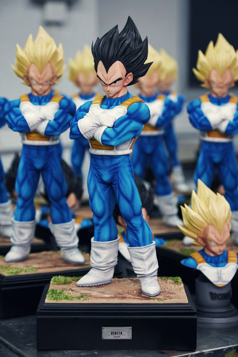 Dragon Ball Infinite Studio Vegeta x Trunks Z Warrior Series Resin Statue