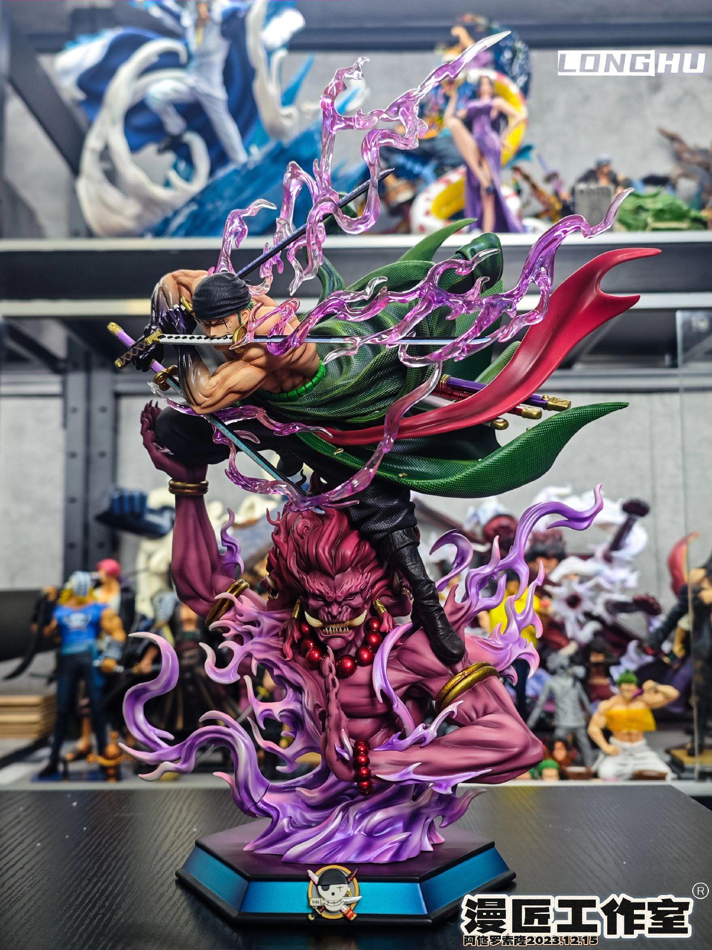 One Piece MJ Studio Roronoa Zoro Asura Form Resin Statue