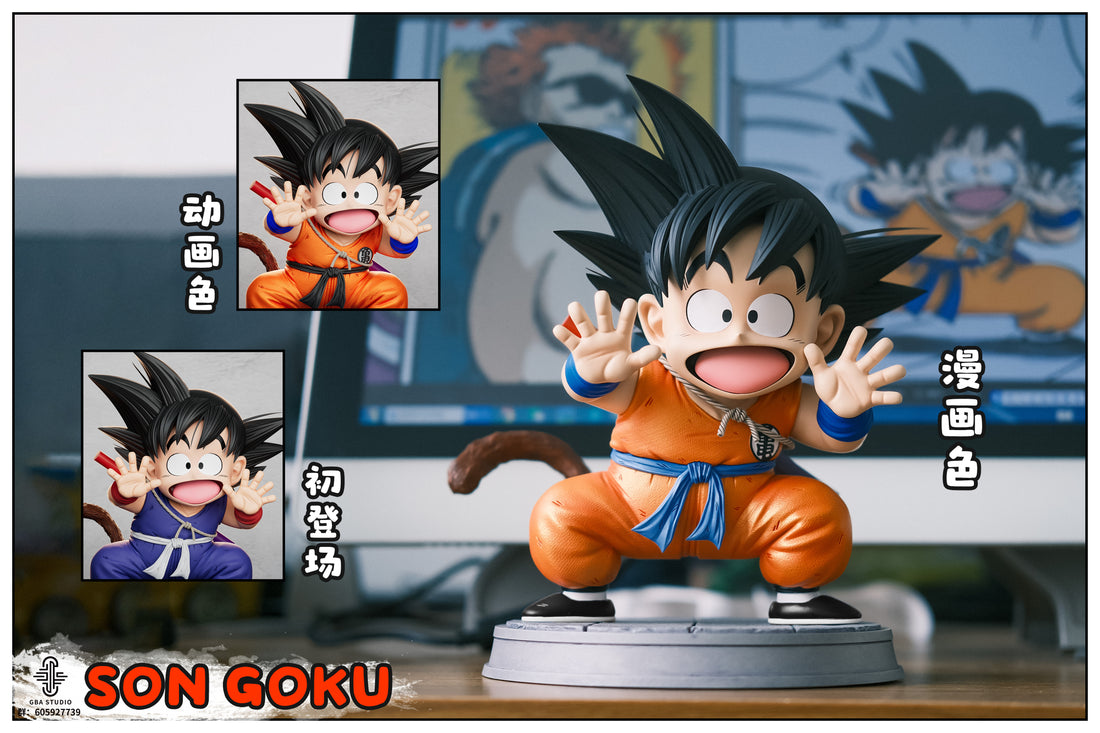 Dragon Ball GBA Studio Kid Goku Resin Statue