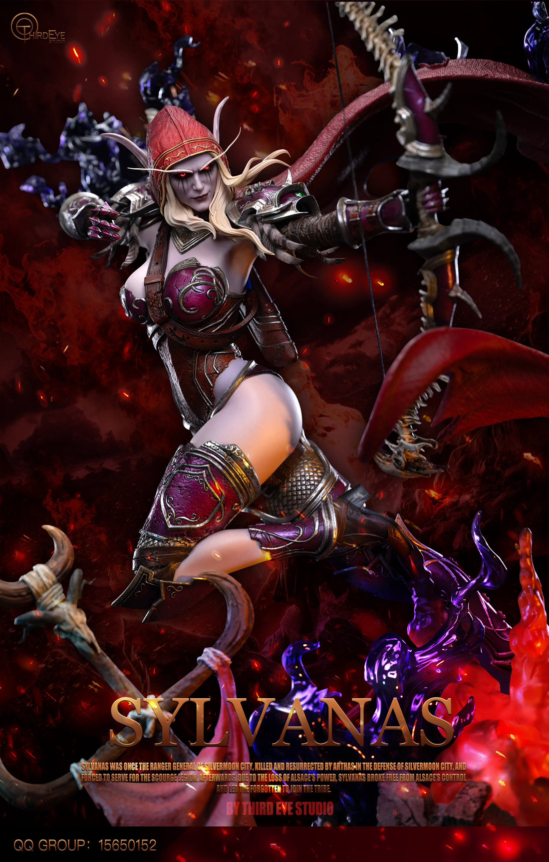 World of Warcraft Third Eye Studio Sylvanas Windrunner Resin Statue