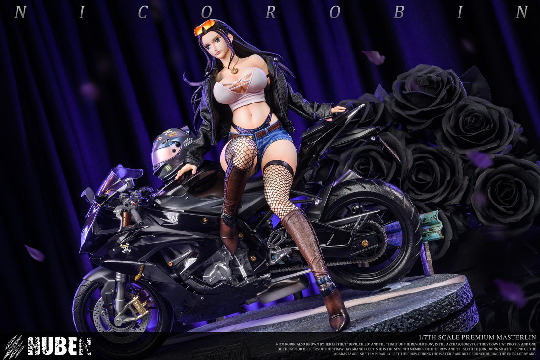 One Piece HuBen Studio Biker Girl Nico Robin Resin Statue