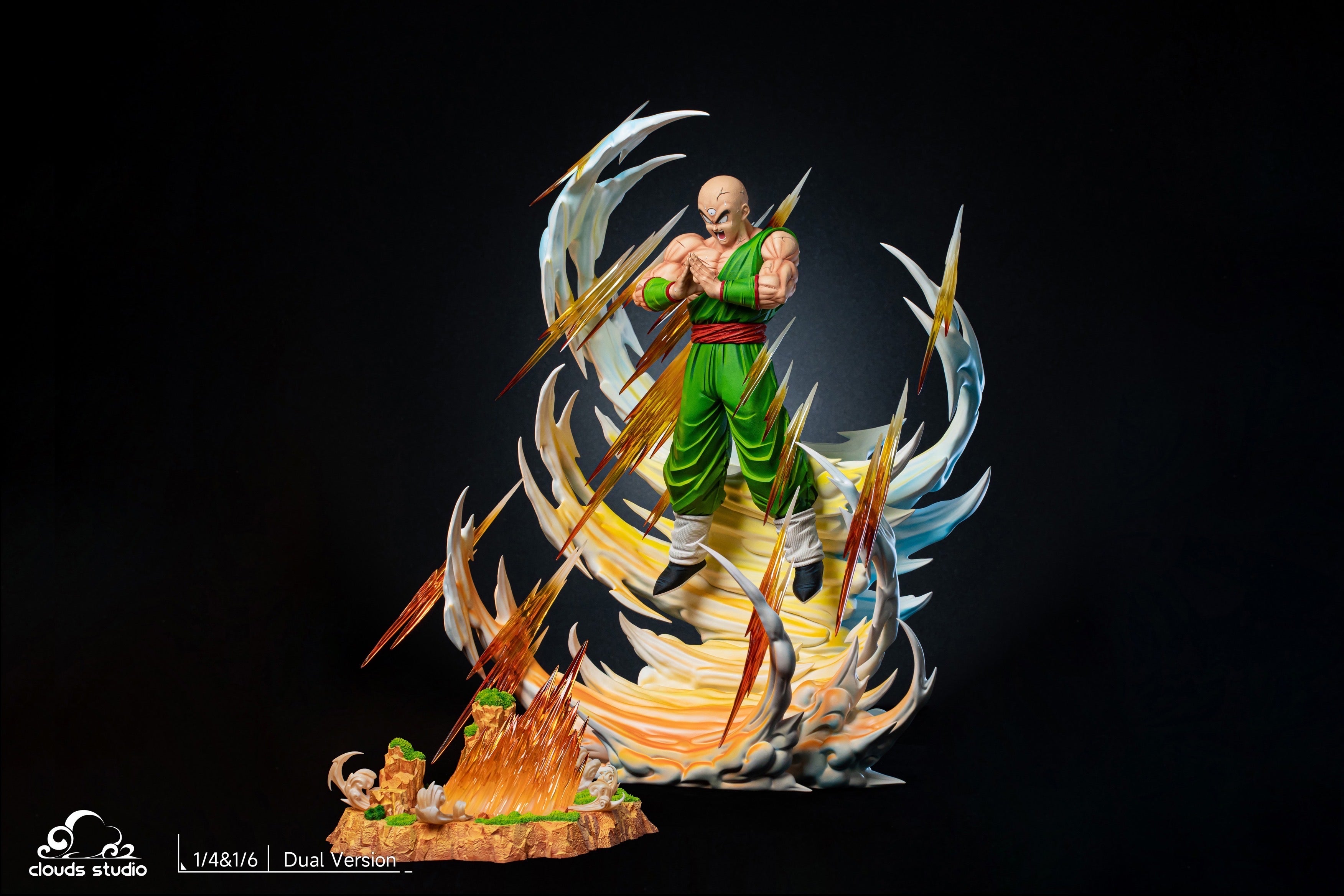 Dragon Ball Clouds Studio Ten Shin Han Resin Statue