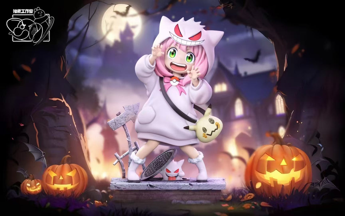 Spy of Family Abstract Studio Anya Cosplay Gengar Resin Statue