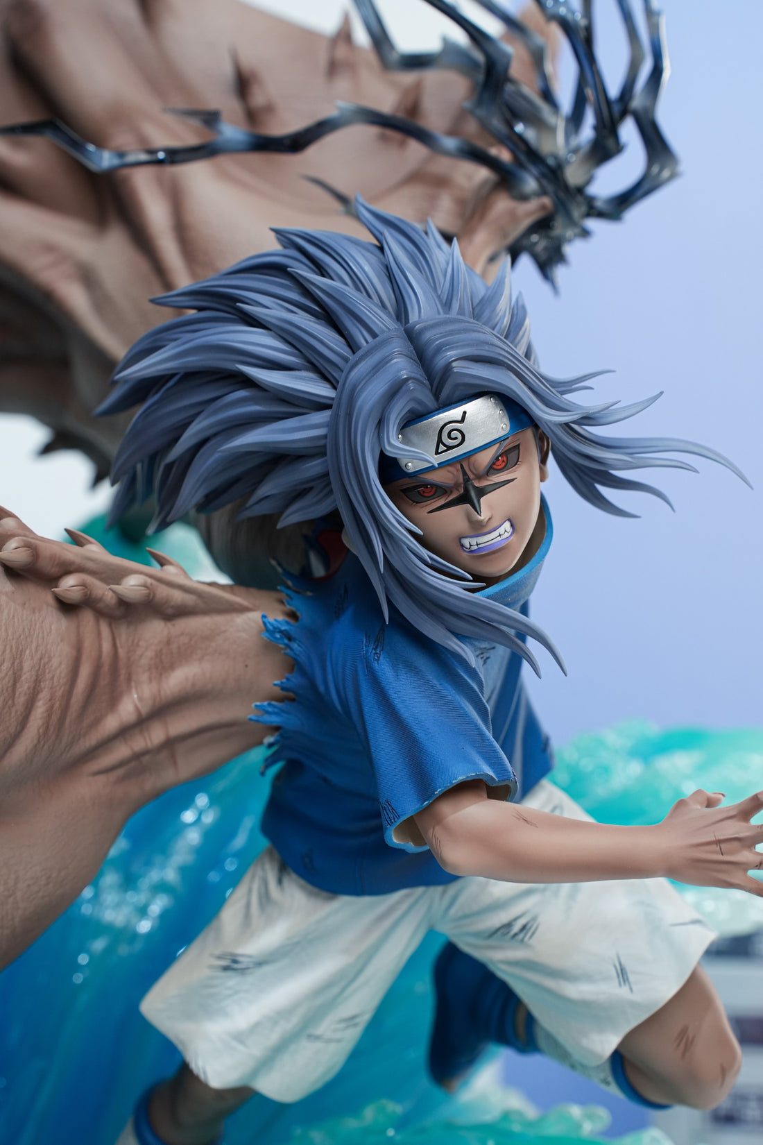 Naruto PickStar Studio Kid Sasuke Cursed Seal Final Valley Licensed Resin Statue