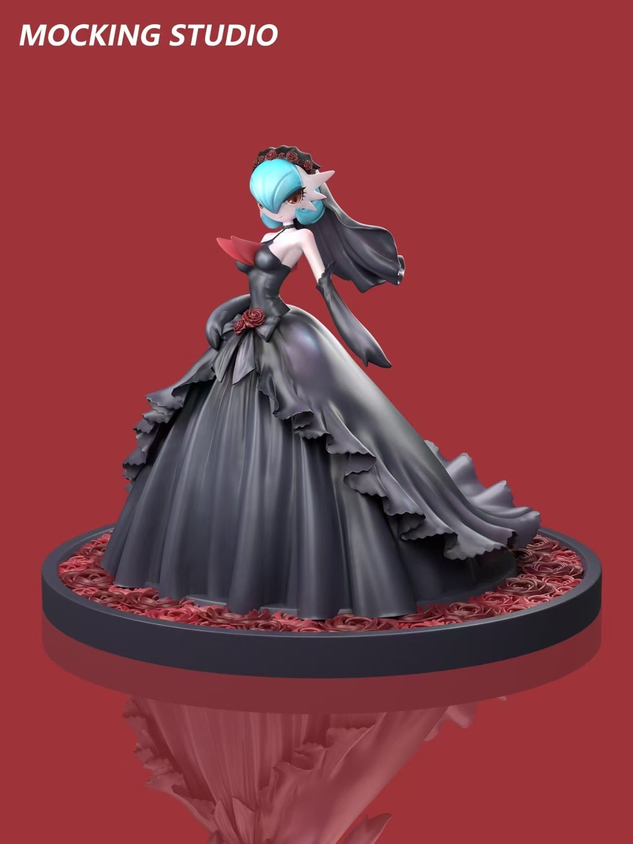 Pokémon Zhu Yi Wan Jia Studio Glitter MEGA Black Wedding Dress Gardevo –  ClubHouse Statues