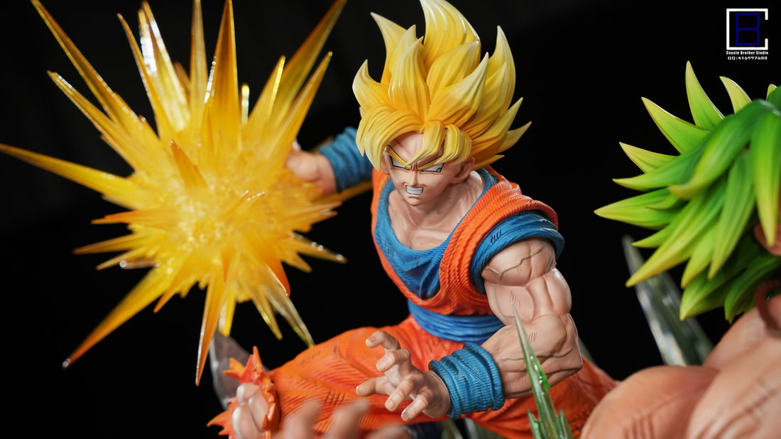 Dragon Ball Cousin Brother Studio Super Saiyan Collection Diorama Resin Statue