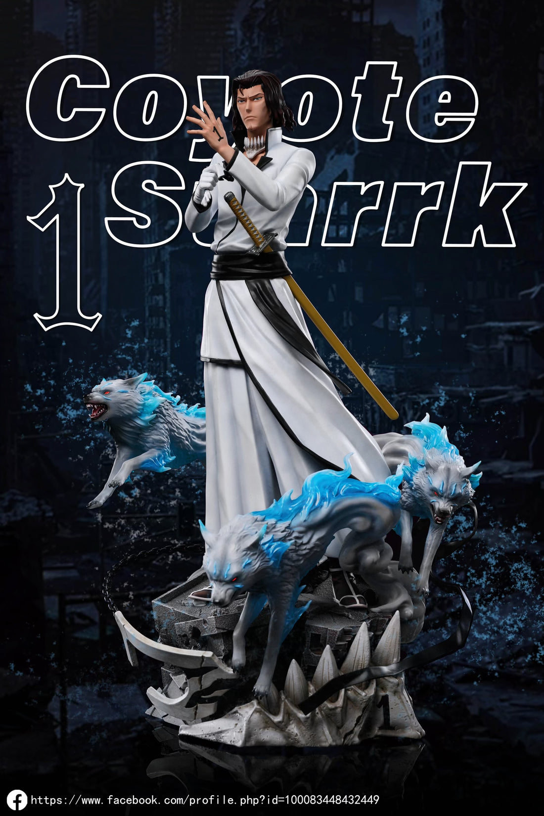 Bleach WW Studio Coyote Starrk x Lilynette Gingerbuck Resin Statue