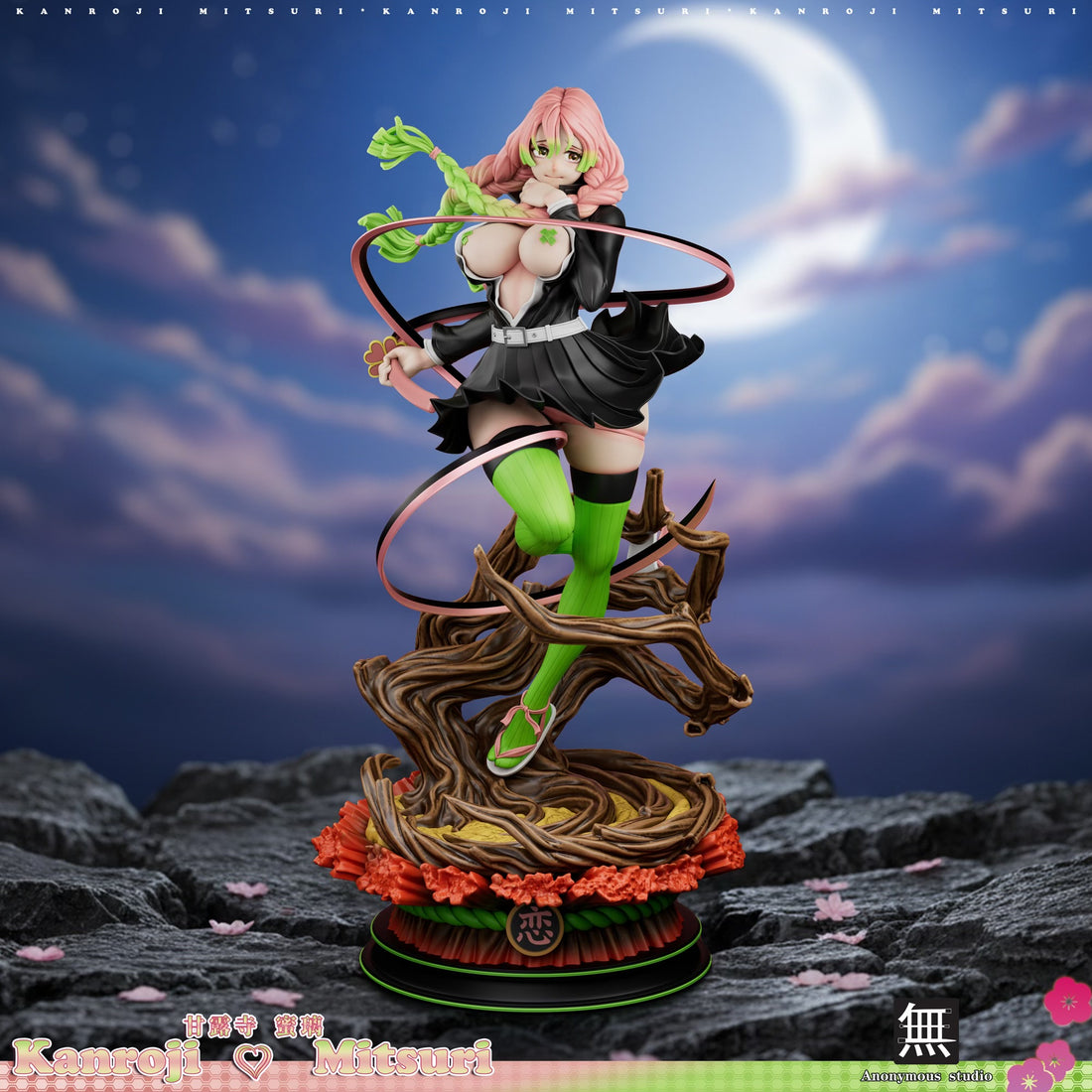 Demon Slayer Anonymous Studio Kanroji Mitsuri Resin Statue