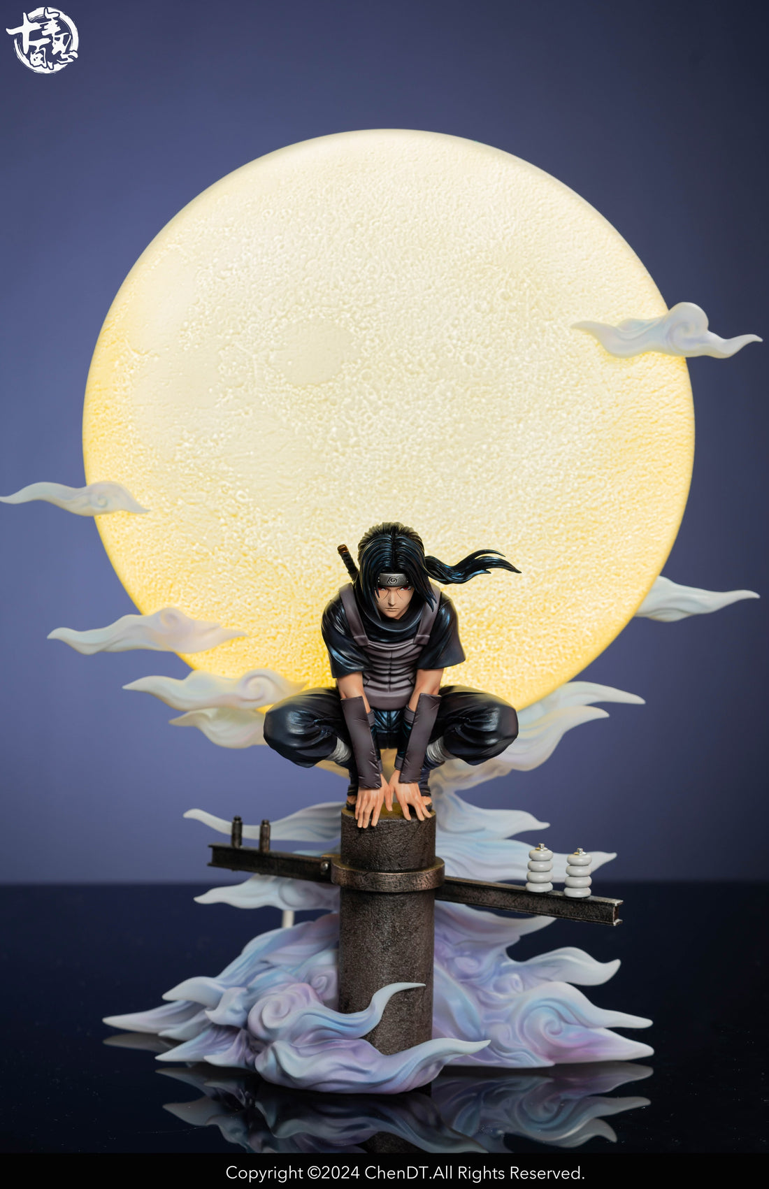 Naruto SNBR Studio Anbu Uchiha Itachi Moon Resin Statue