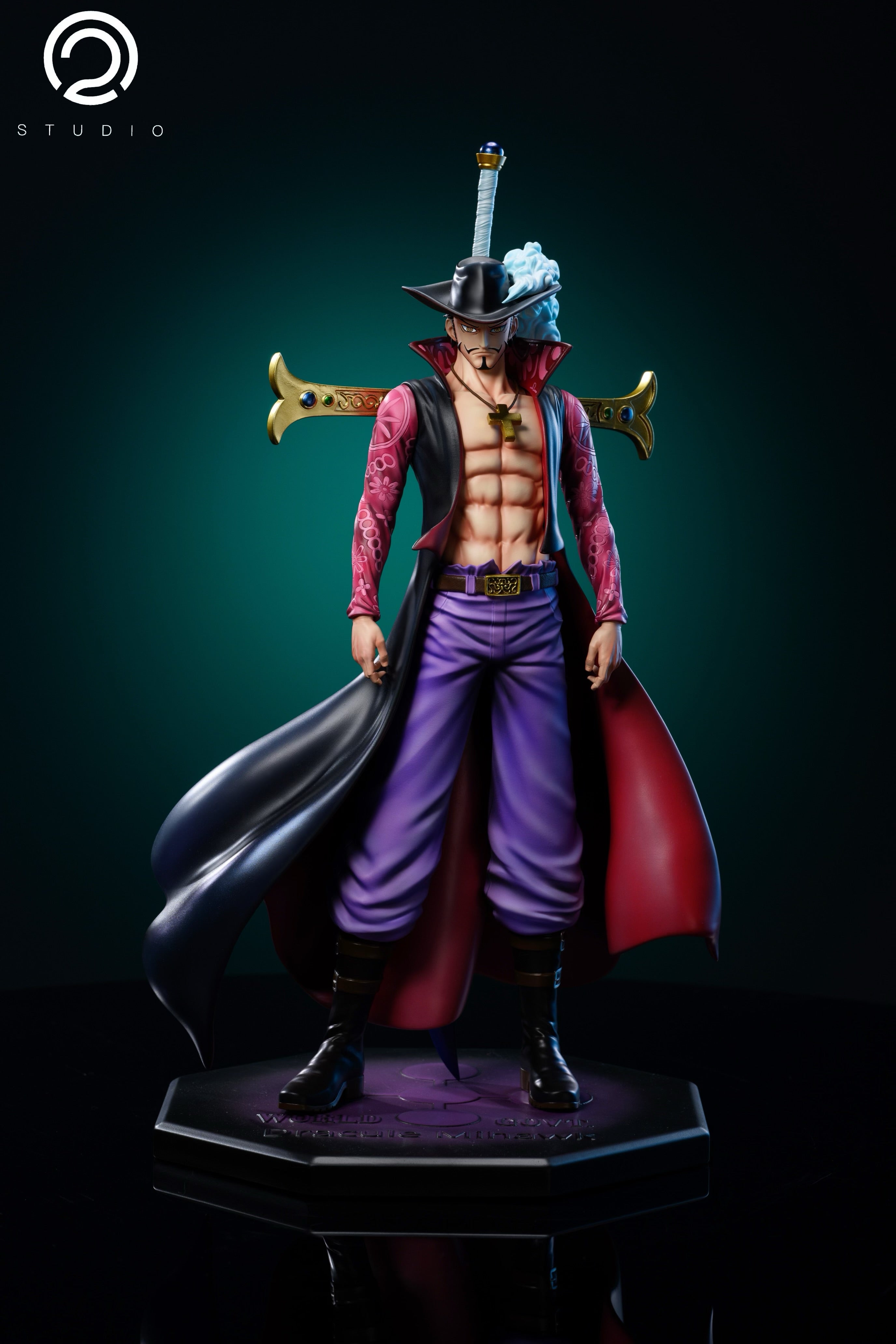 Figurine résine Dracule mihawk infinite studio one piece 40 cm Figurine résine Dracule mihawk infinite studio one piece 40 cm