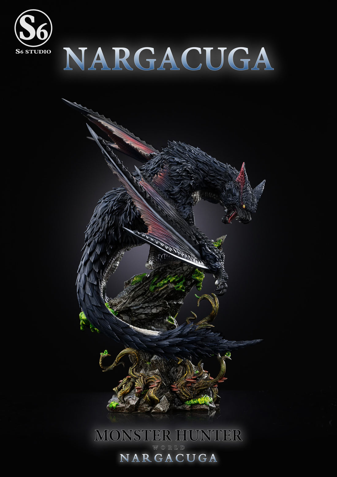 Monster Hunter S6 Studio Nargacuga Resin Statue