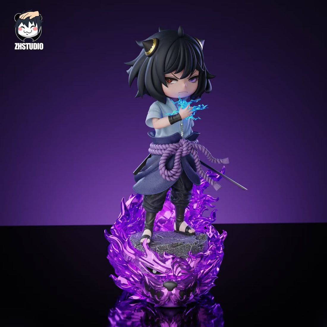 Spy x Family ZH Studio Anya Cosplay Uchiha Sasuke Resin Statue