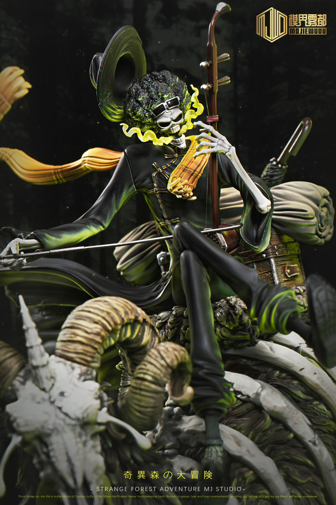 One Piece MJWD Studio Brook Resin Statue