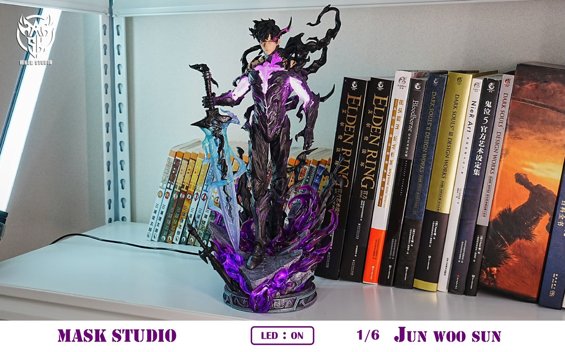 Solo Leveling Mask Studio Sung Jin Woo Resin Statue