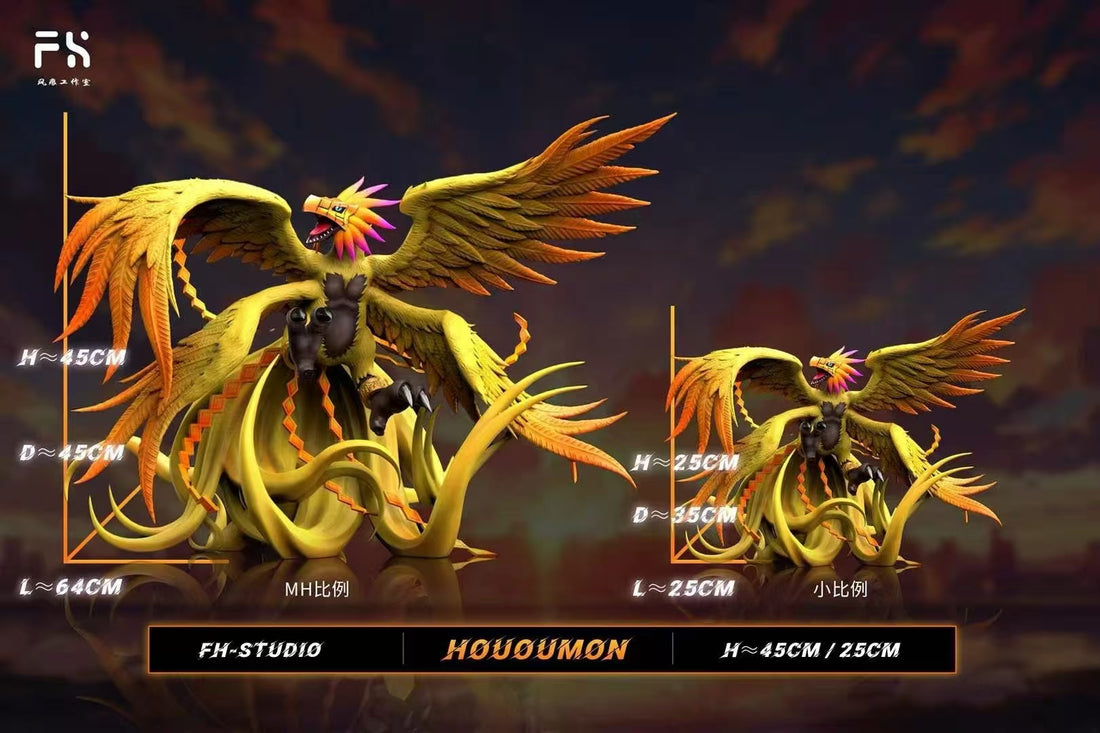 Digimon FH Studio Hououmon Resin Statue