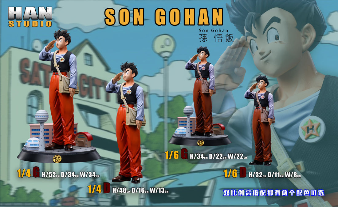 Dragon Ball HAN Studio Gohan Student Resin Statue