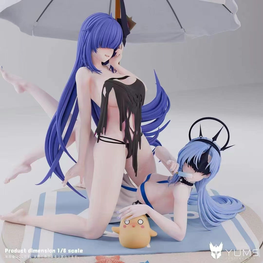 Azur Lane Summer YUMS Collectors Alsace x Mogador Resin Statue