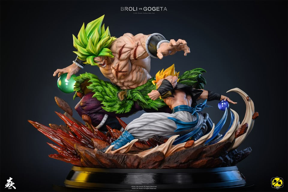 Dragon Ball YAN Studio x 2% Studio Broly VS Gogeta Resin Statue