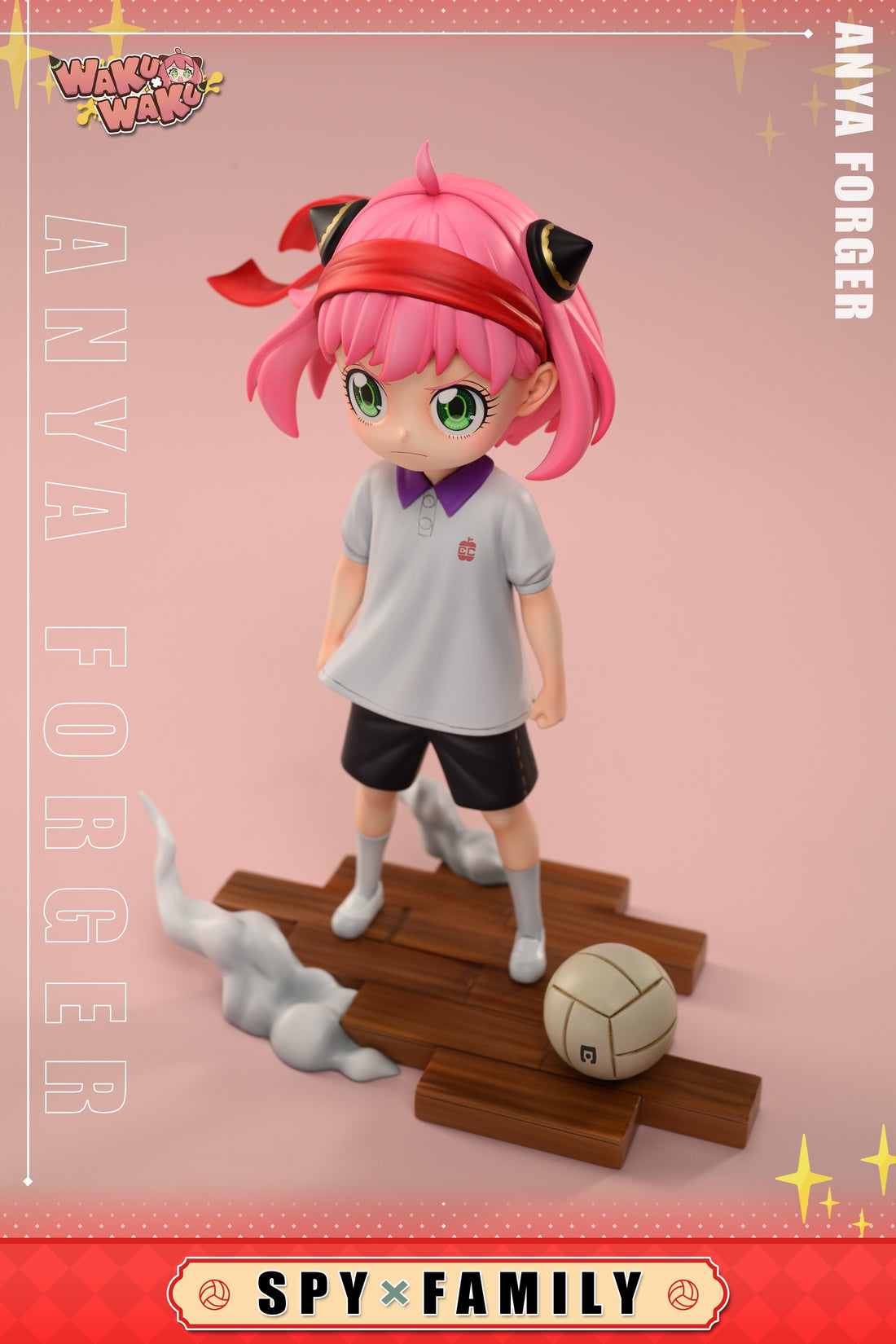 Spy x Family WakuWaku Studio Dodgeball Anya Resin Statue