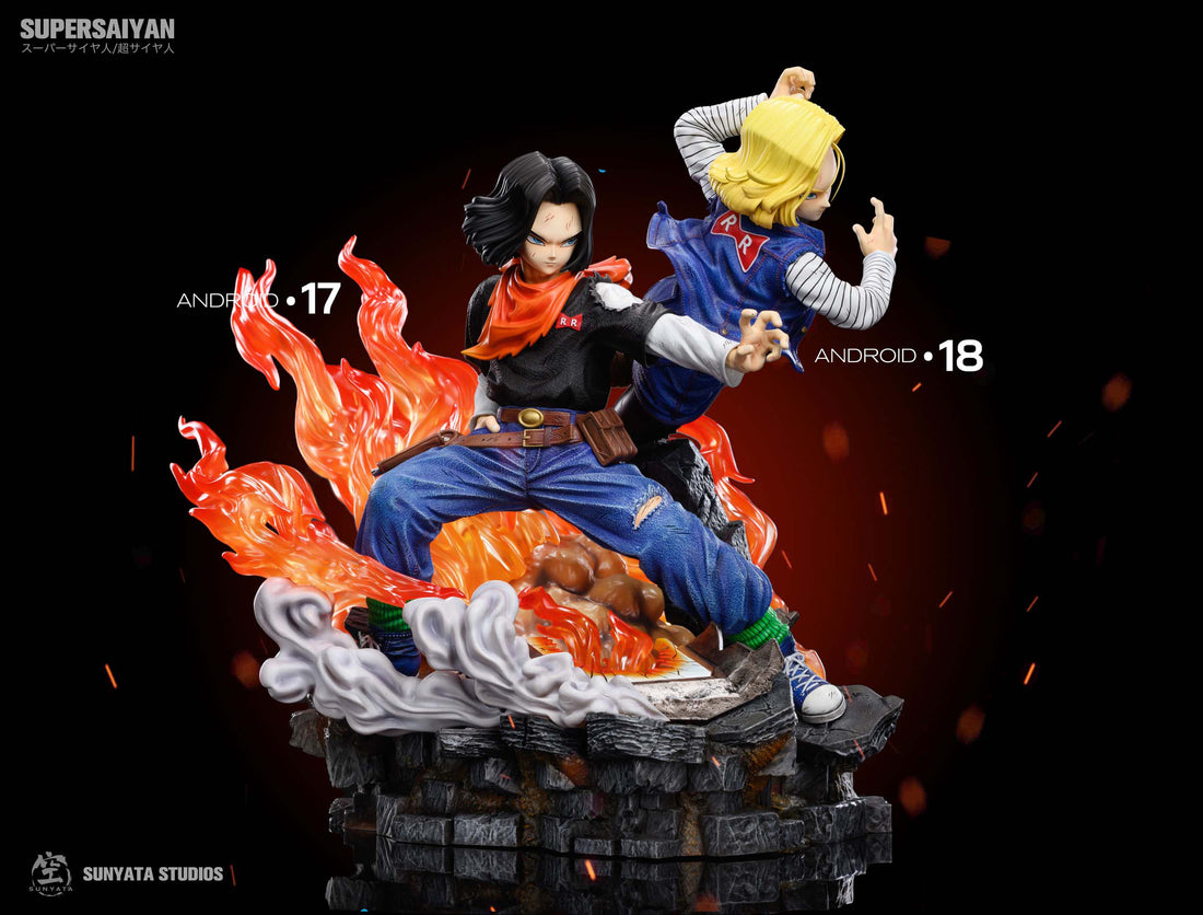 Dragon Ball Sunyata Studio Android 17 x Android 18 Resin Statue