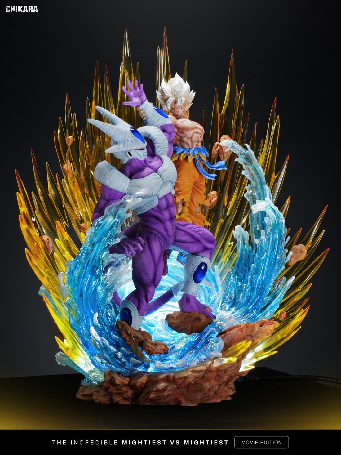 Dragon Ball Chikara Studio Goku VS Cooler Resin Statue