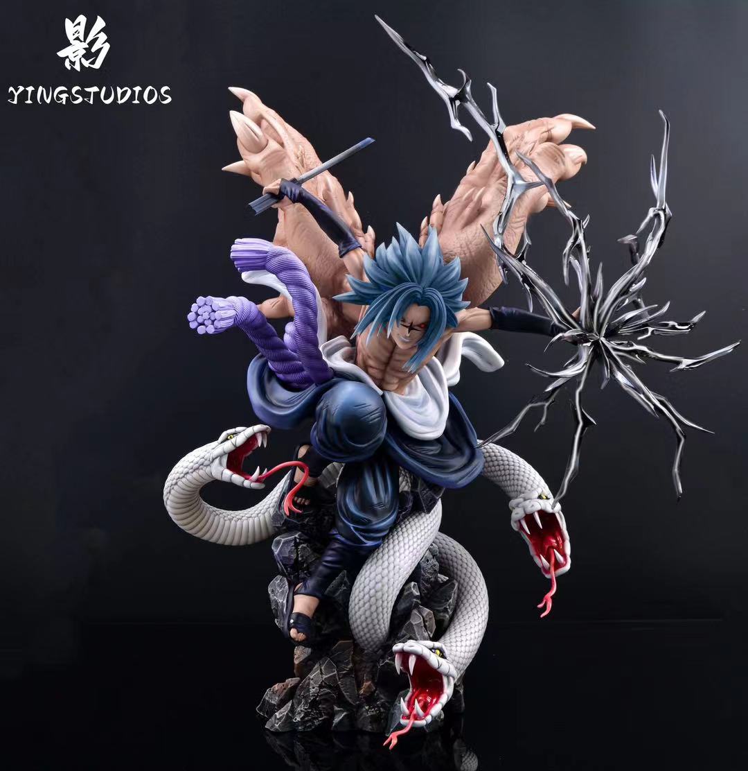 たけパパんゆーYing-Studio　サスケ Naruto Ying Studio Sasuke Curse Mark Resin Statue