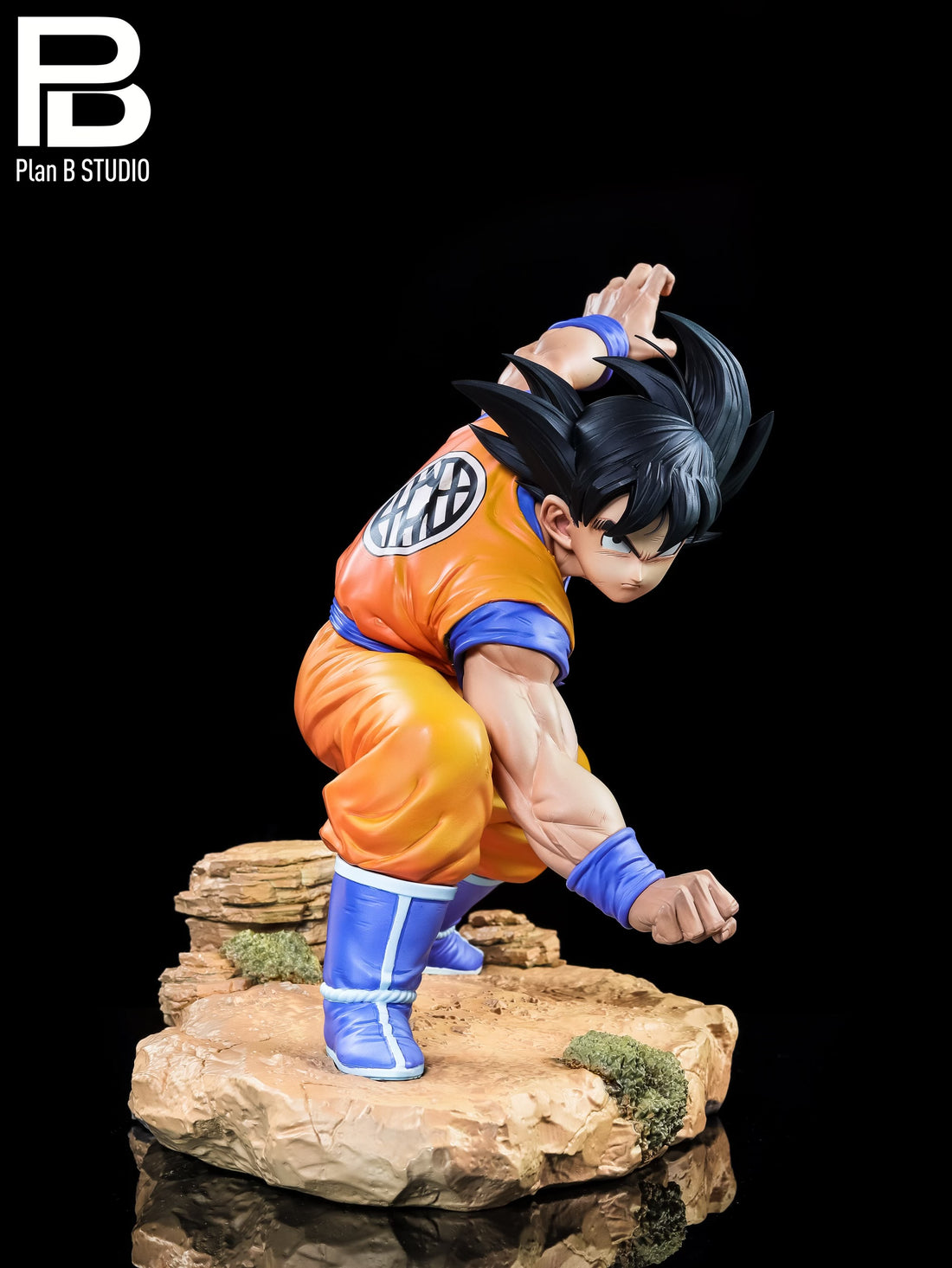 Dragon Ball PlanB Studio Goku Fighting Stance Resin Statue