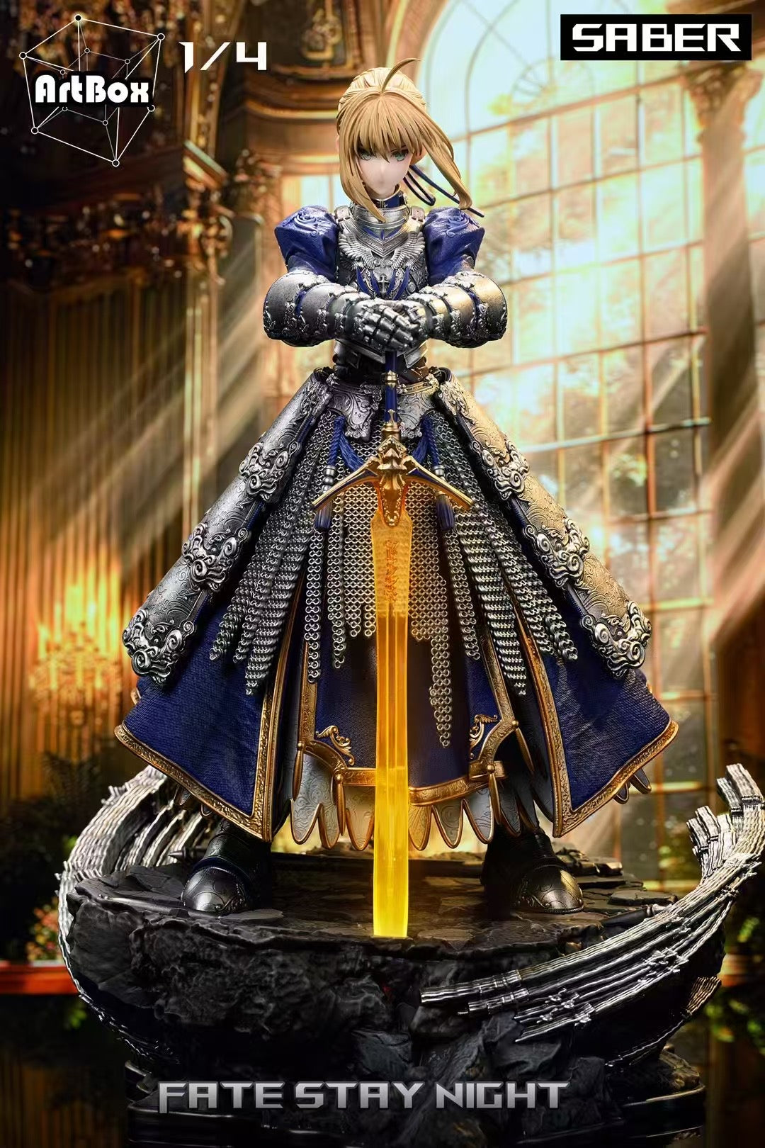 Fate Stay Night ArtBox Studio Saber Resin Statue