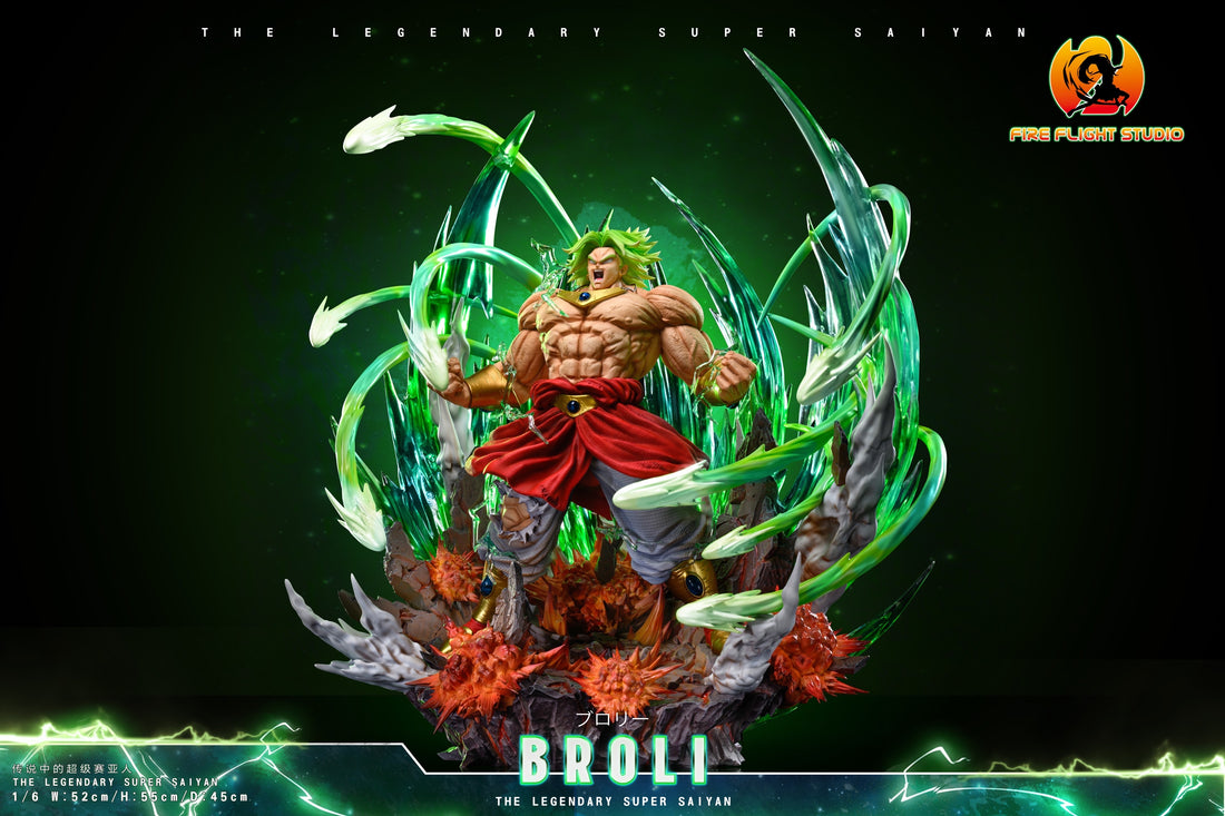 Dragon Ball Fire Flight Studio Broly Explosion Resin Statue
