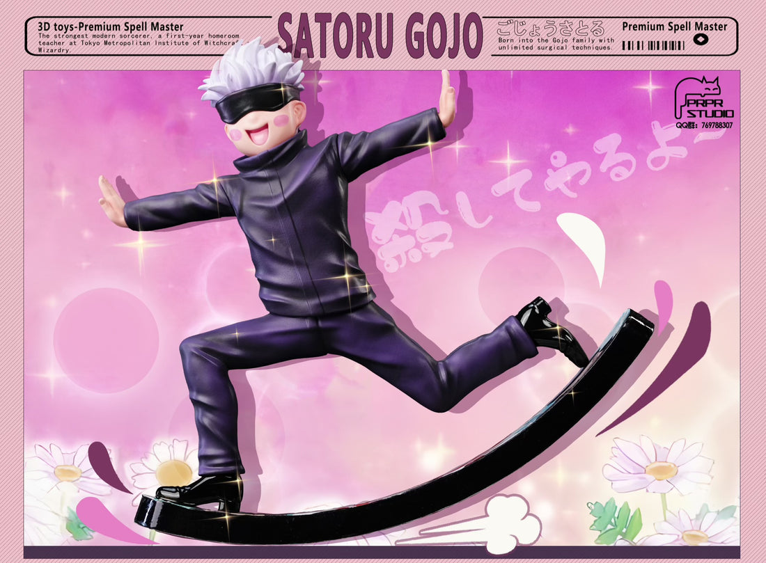 Jujutsu Kaisen PRPR Studio Funny Satoru Gojo Resin Statue
