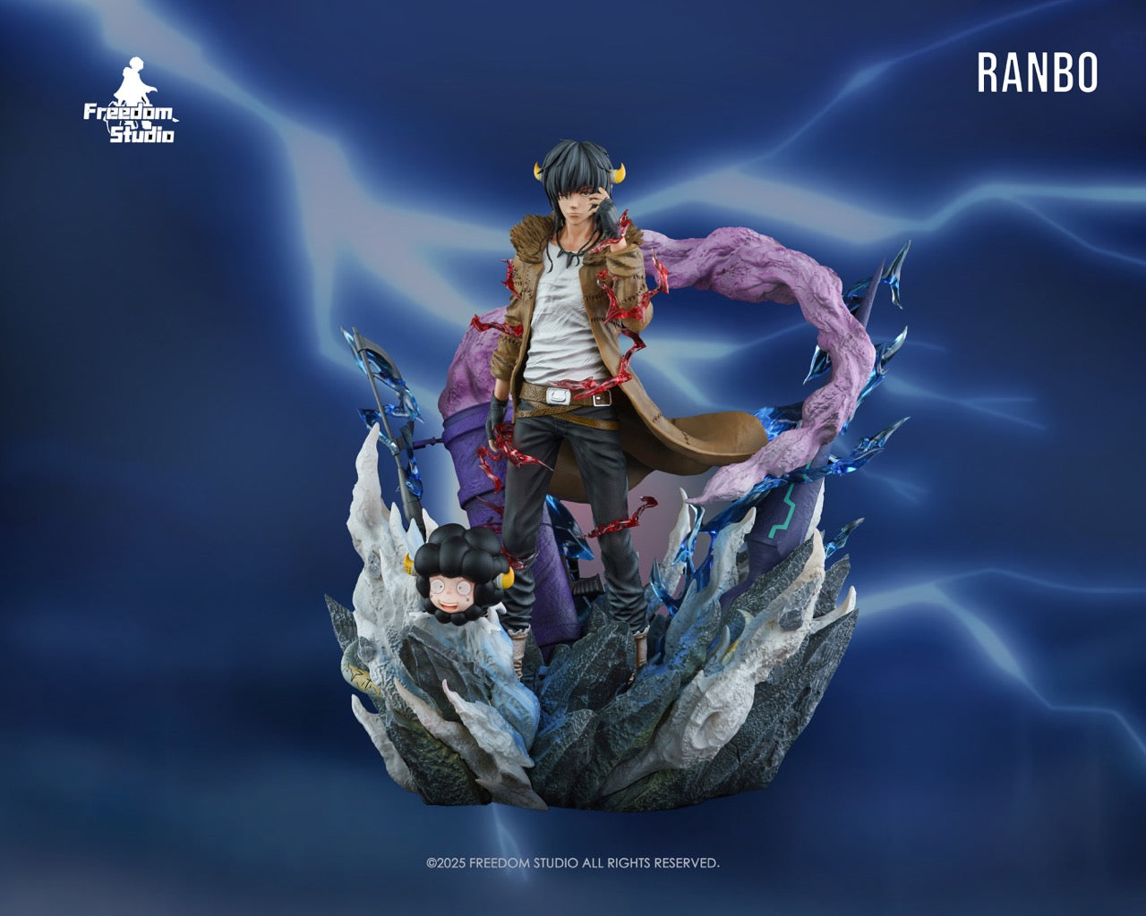 K*i様 リボーンドール Katekyo Hitman Reborn Freedom Studio Lambo Resin Statue