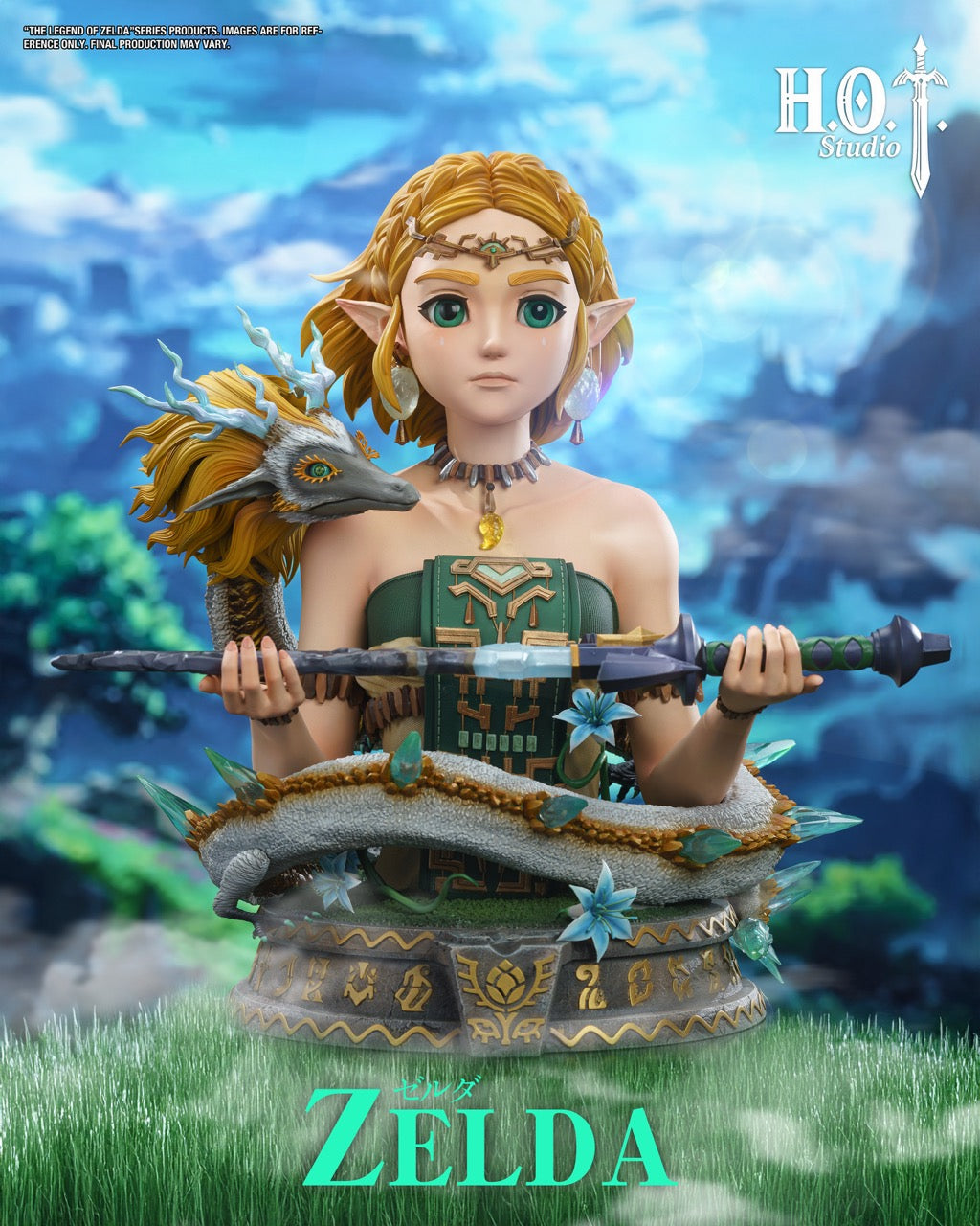 The Legend of Zelda HOT Studio Princess Zelda Bust – ClubHouse Statues