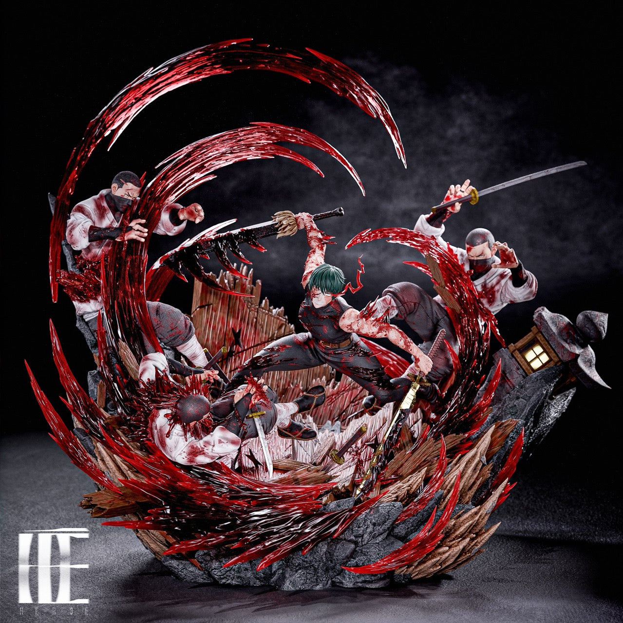【Maki Gotou】レジン3点セット Jujutsu Kaisen Heroe Collectibles Zenin Maki – ClubHouse Statues