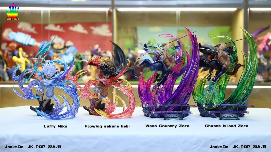 One Piece JacksDo Studio Zoro x Sanji x Luffy Resin Statue