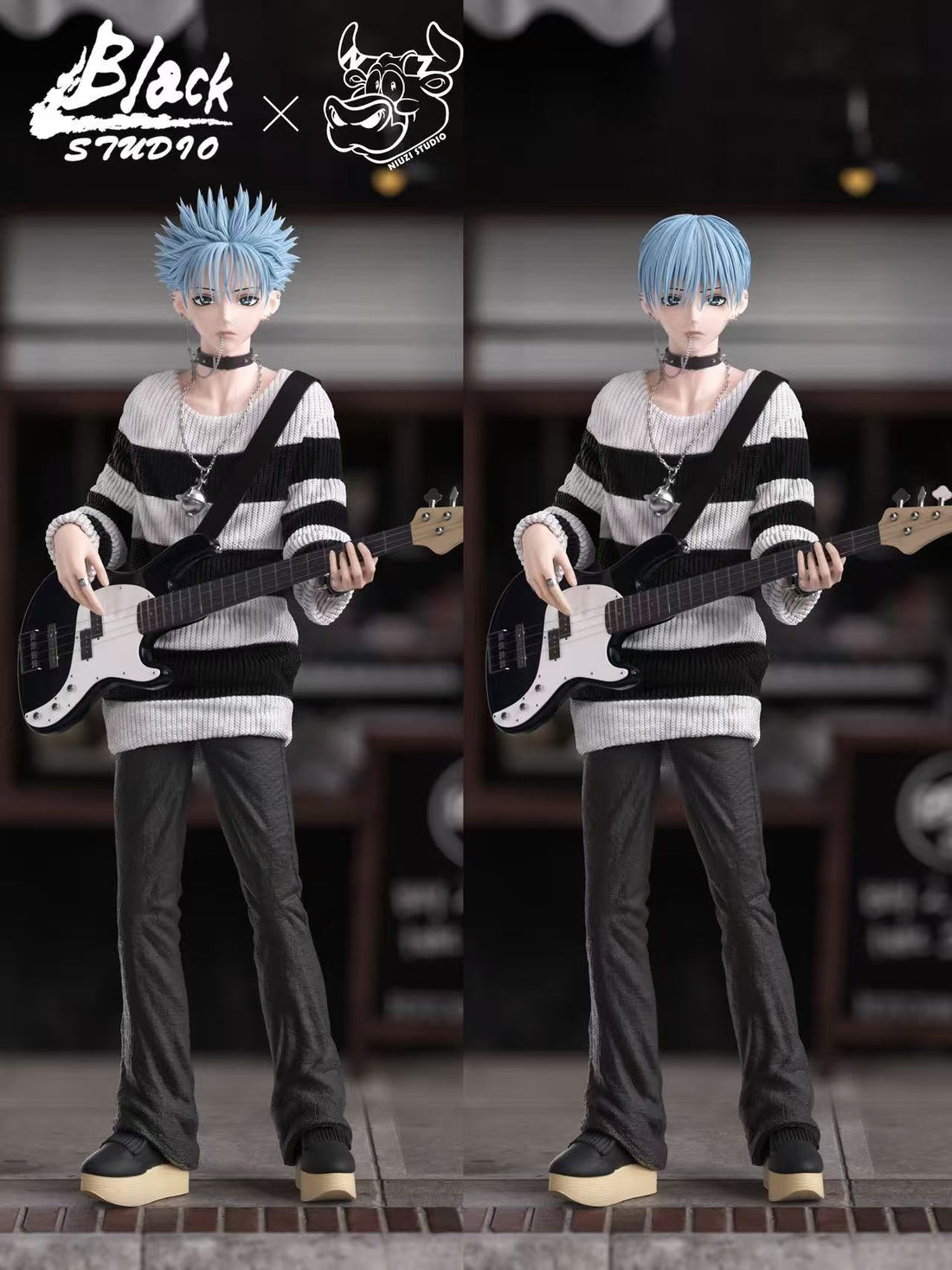 Nana Black x NiuZi Studio Okazaki Shinichi Resin Statue