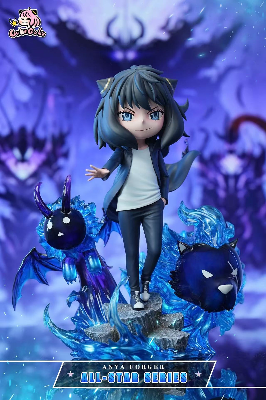 Spy x Family GULUGULU Studio Anya cos Sung Jin Woo Resin Statue