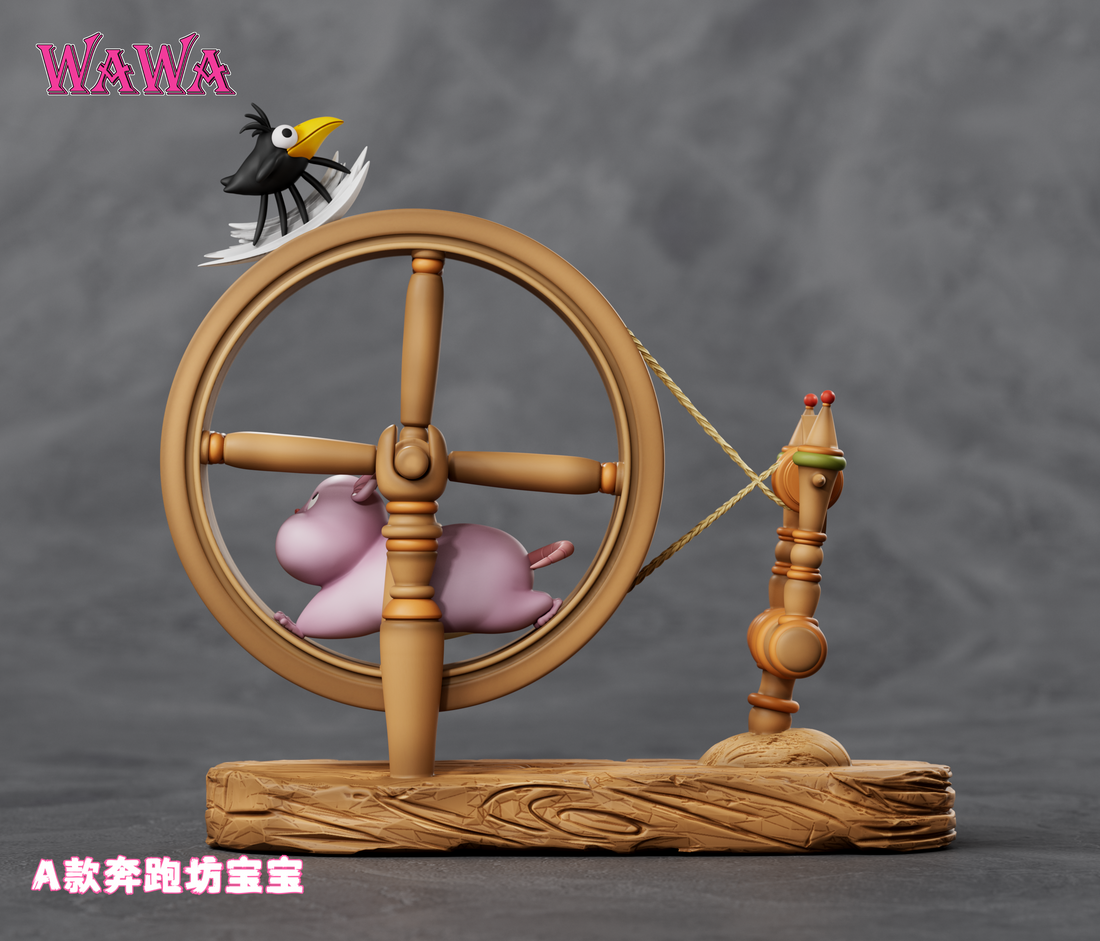 Spirited Away WAWA Studio Running Boh Resin Statue