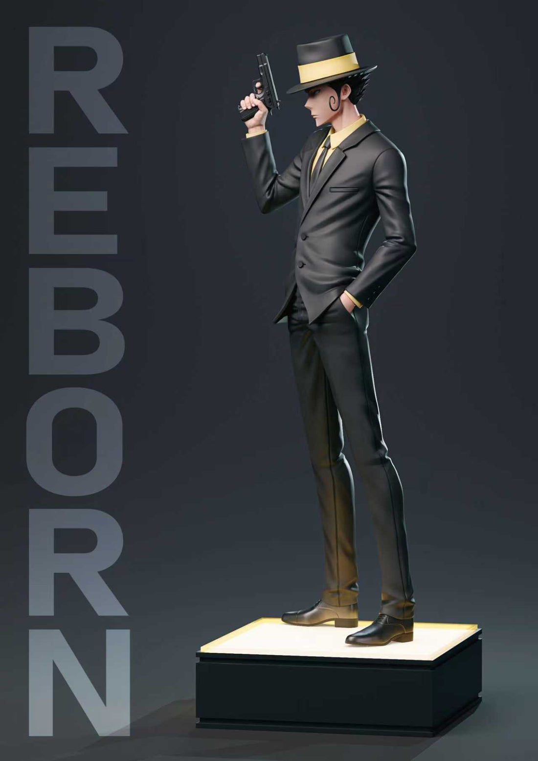 Katekyo Hitman Iconic Figure Studio Reborn Reborn Adult Form Resin Statue