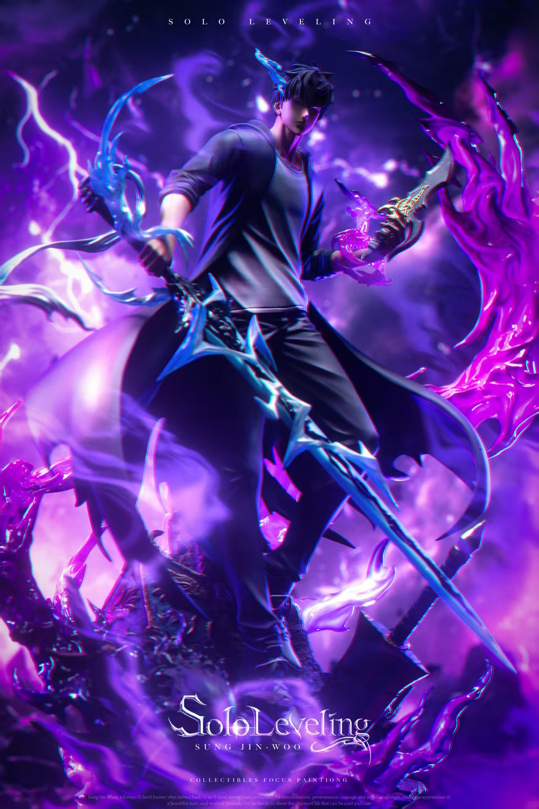 Solo Leveling BBA Studio Sung Jin Woo Resin Statue