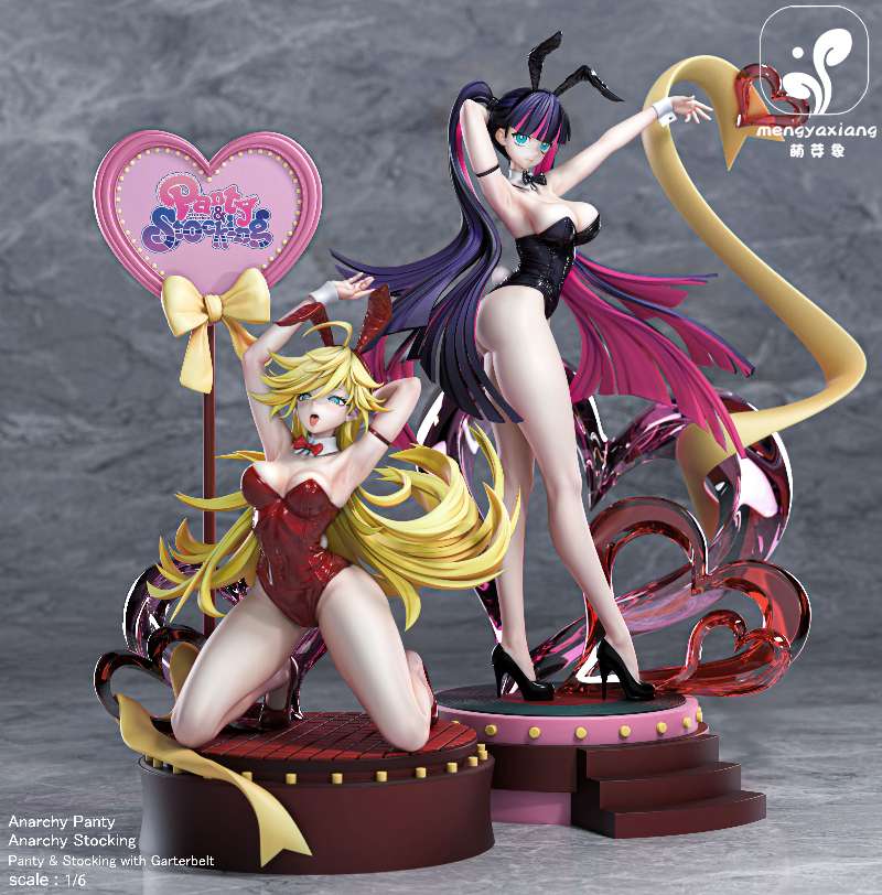 Panty X Stocking With Garterbelt Meng Ya Xiang Studio Panty x Stocking Resin Statue