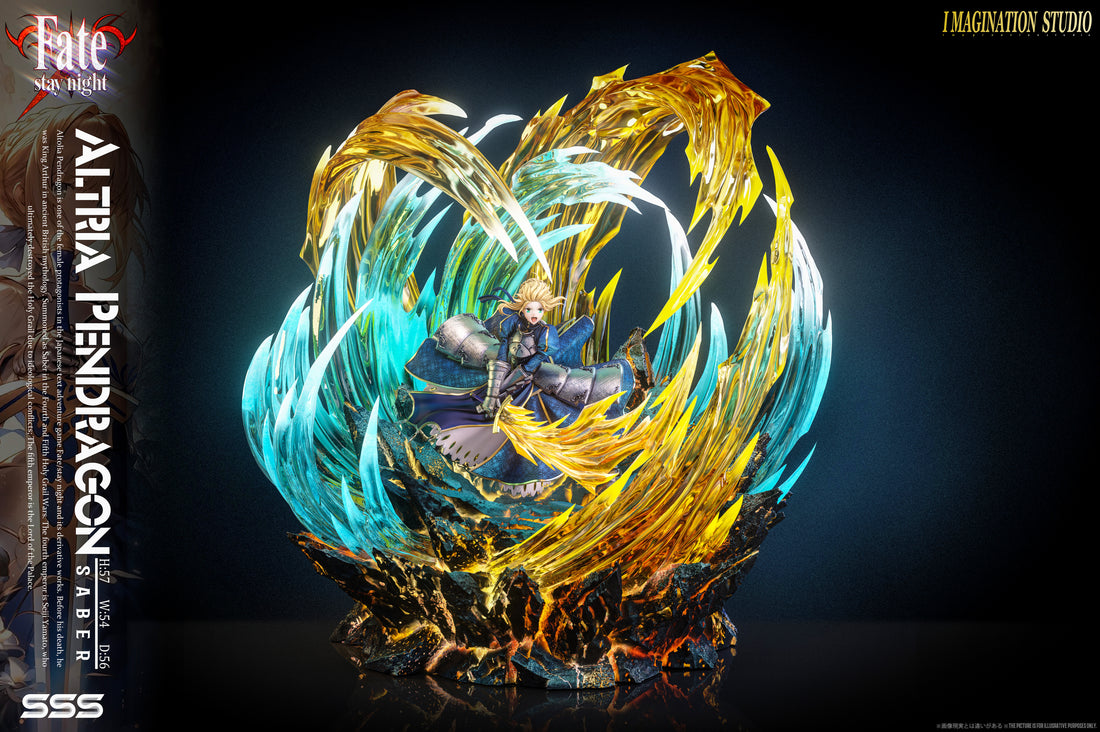 Fate Stay Night Imagination Studio Saber Artoria Pendragon Resin Statue