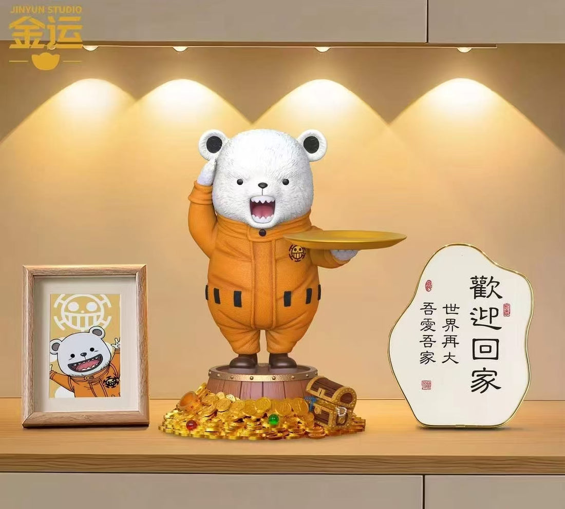 One Piece Jin Yun Studio Fortune Storage Bepo Ornament Resin Statue