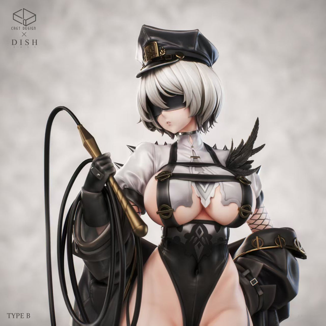 NieR Automata Cast Design Studio x Dish Studio Instructor No 6 2B Resin Statue