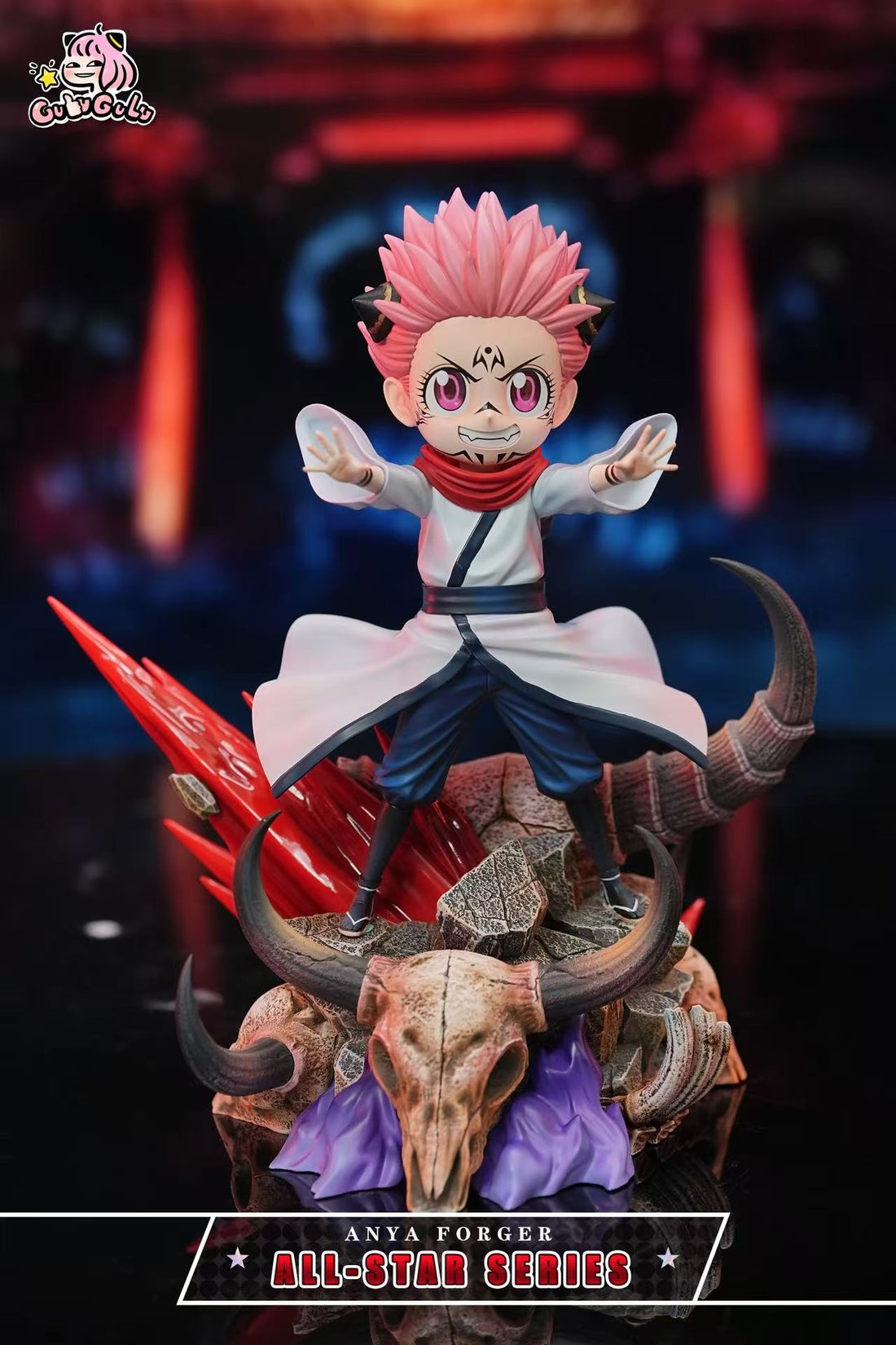 Spy x Family Gulugulu Studio Anya Cosplay Sukuna Resin Statue