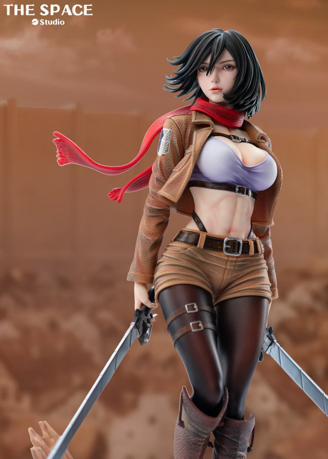 Attack on Titan The Space Studio Mikasa Ackerman Resin Statue