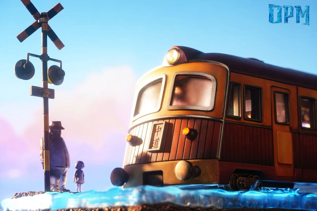 Spirited Away OPM Studio Bus On The Sea Resin Statue